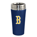 16 Oz. Blue Stainless Steel Soft Touch Tumbler